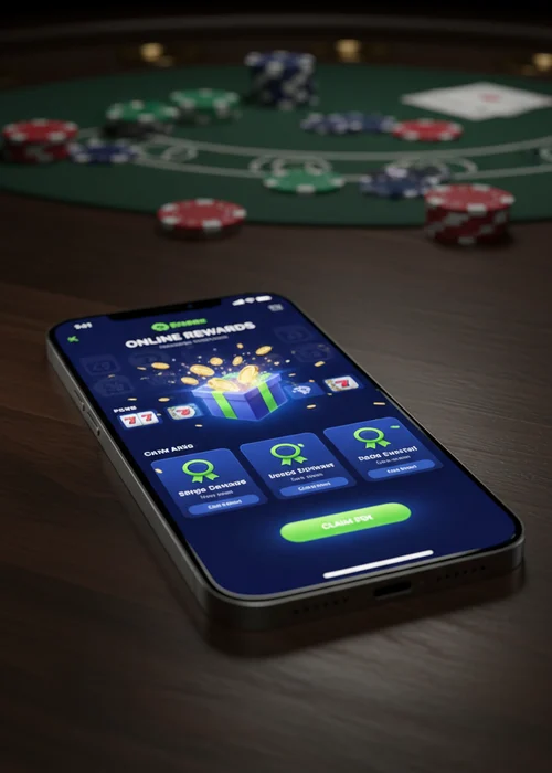 A vibrant banner displaying 'Iwin Casino Welcome Bonus' with AUD currency, free spins, and various slot game characters, inviting new players.